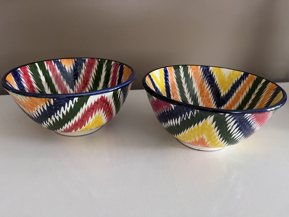 Czarki ceramiczne ręcznie malowane