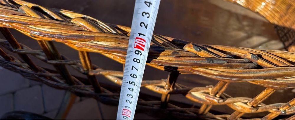 Плетене дитяче ліжечко