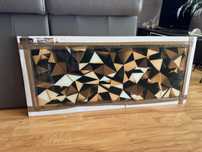 Obraz szklany geometryczny 125x50cm