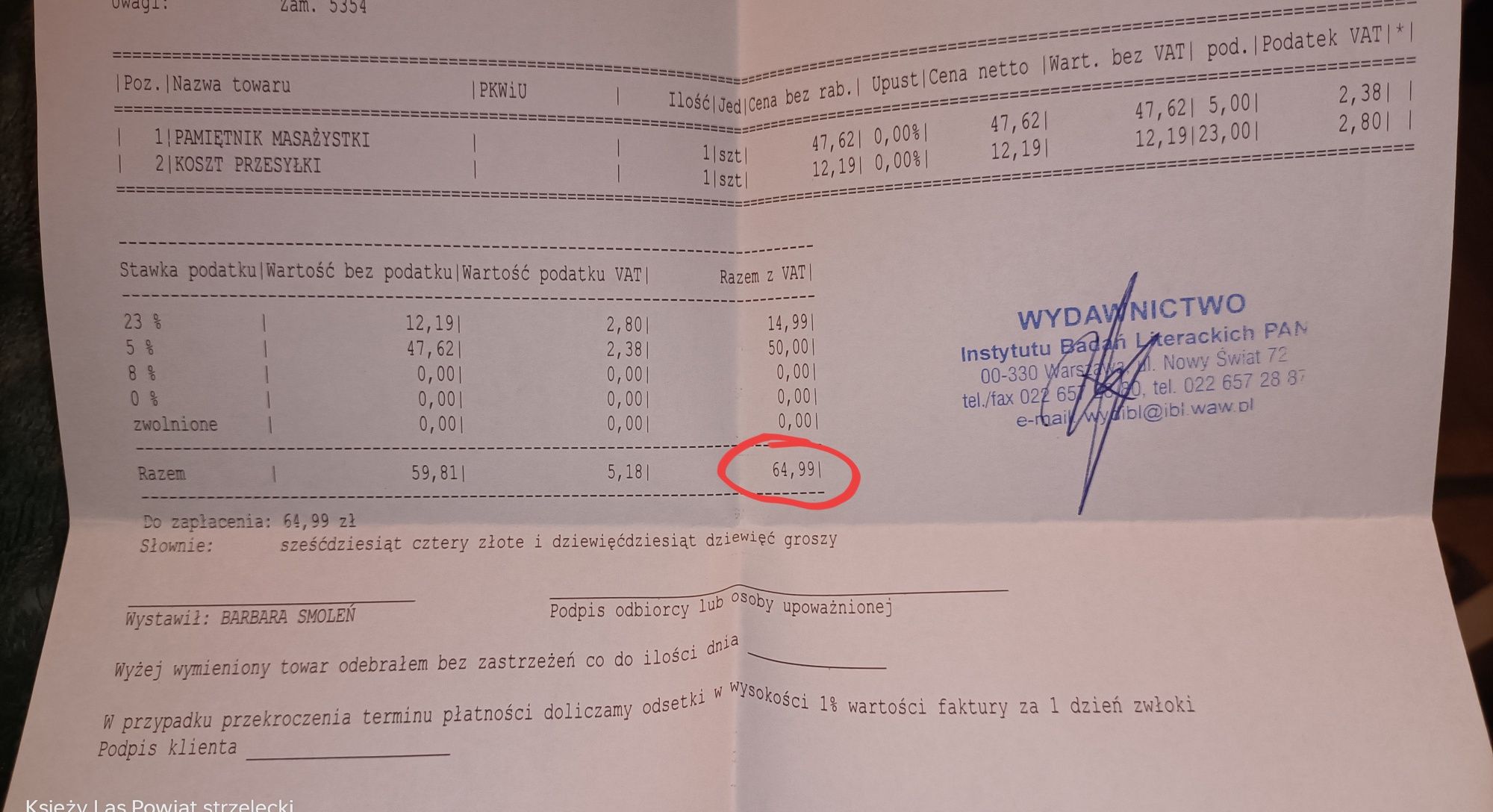 Pamiętnik masażystki. Maria Jadwiga Strumff