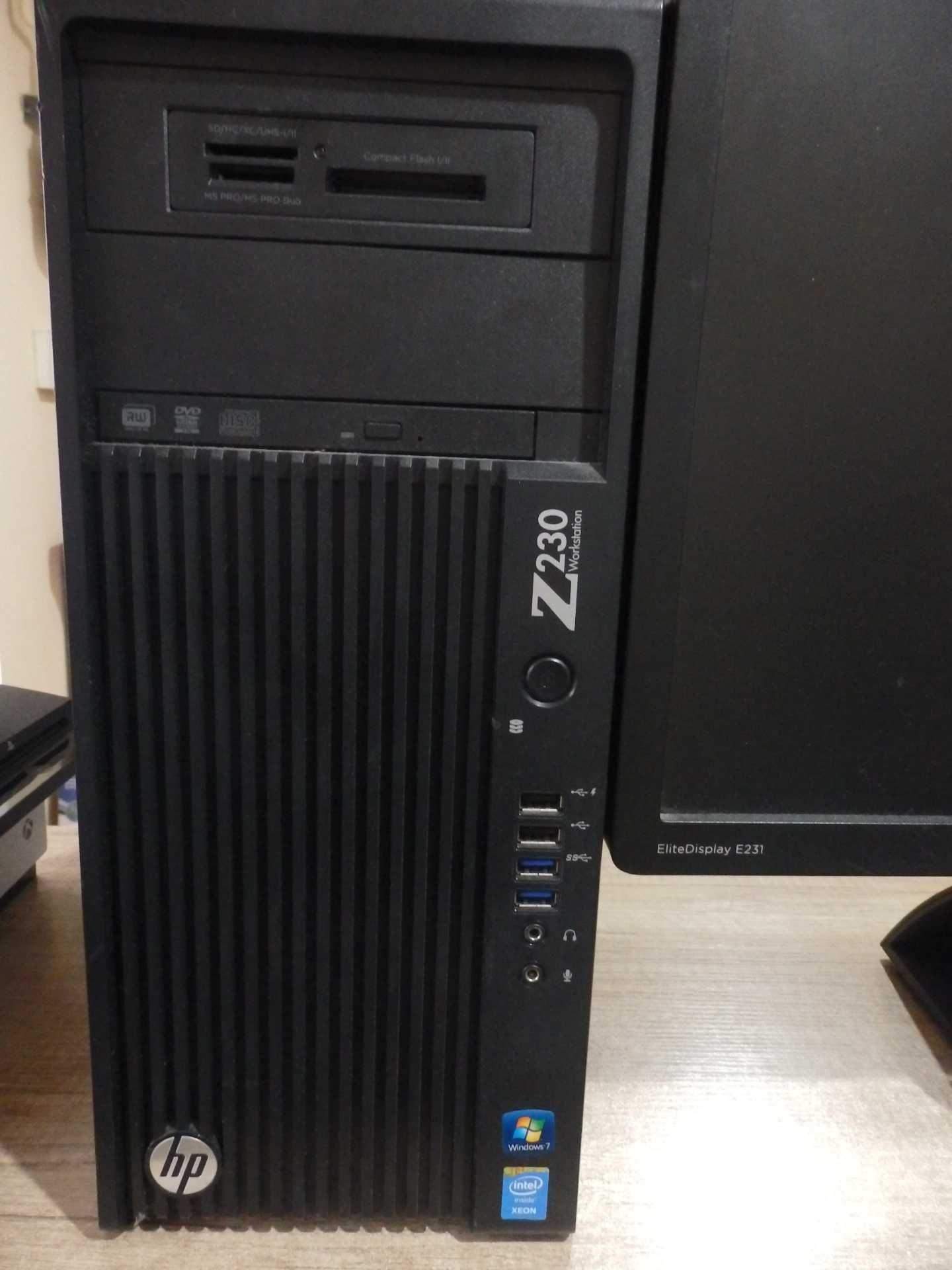 Zestaw komputer HP Z230 monitor HP E231 !!!
