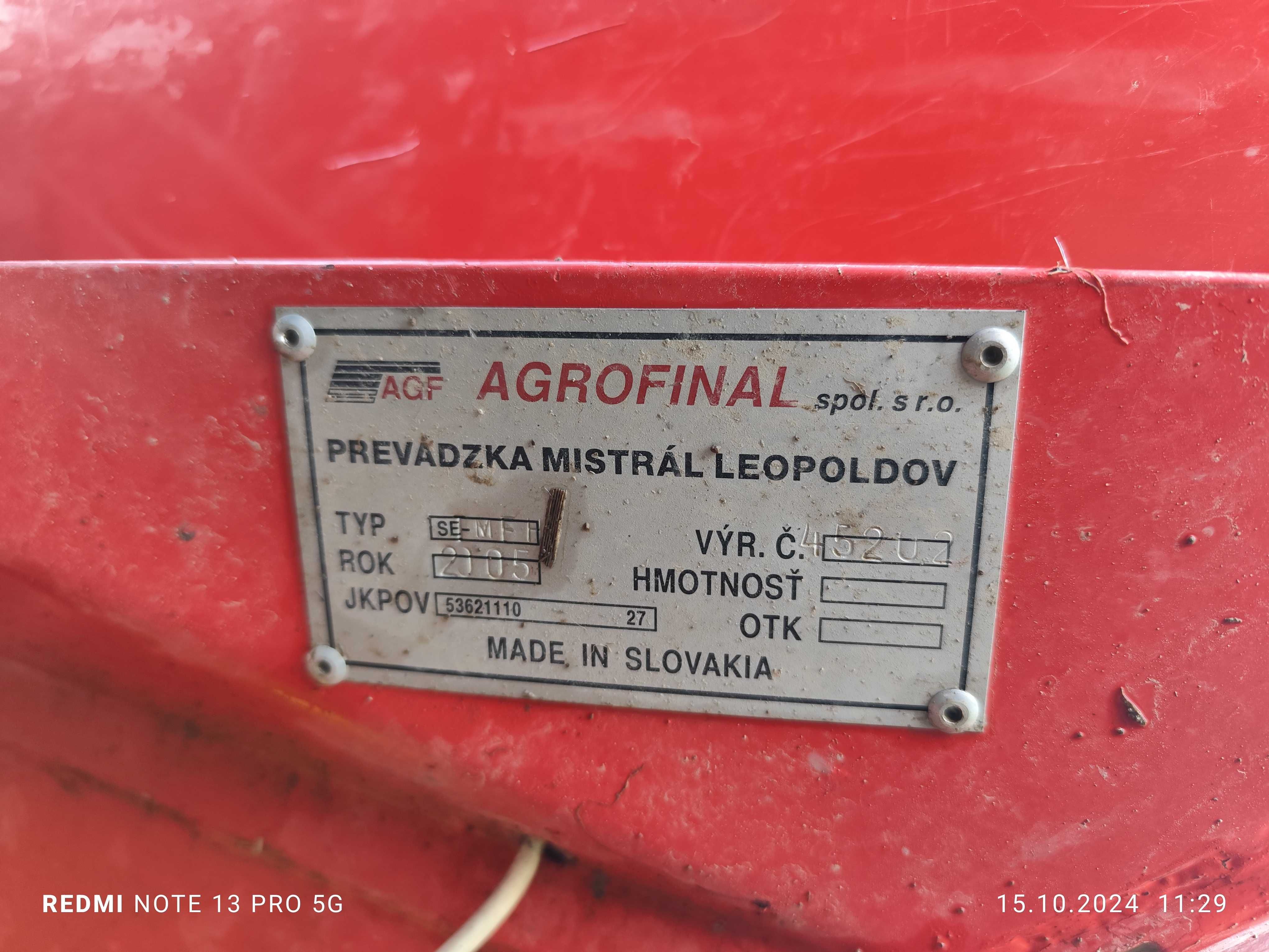 Siewnik zbożowy Mistral 4,5 metra nie Accord