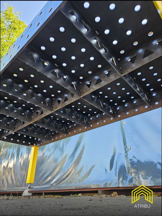 Stół spawalniczy, warsztatowy, System 16, 240x120 S355 GR12