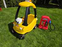 Little Tikes - Samochód COZY COUPE Cab Taxi Żółty + stacja