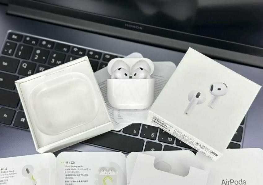 Наушники аирподс 4 1в1 Full качество 2025 + чехол