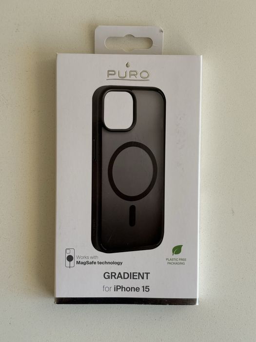 Capa Puro Gradiente Preta para Apple iPhone 15