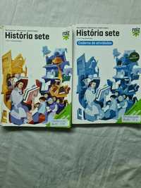 Livro Historia - Historia Sete + Caderno Actividades  - 7ºAno