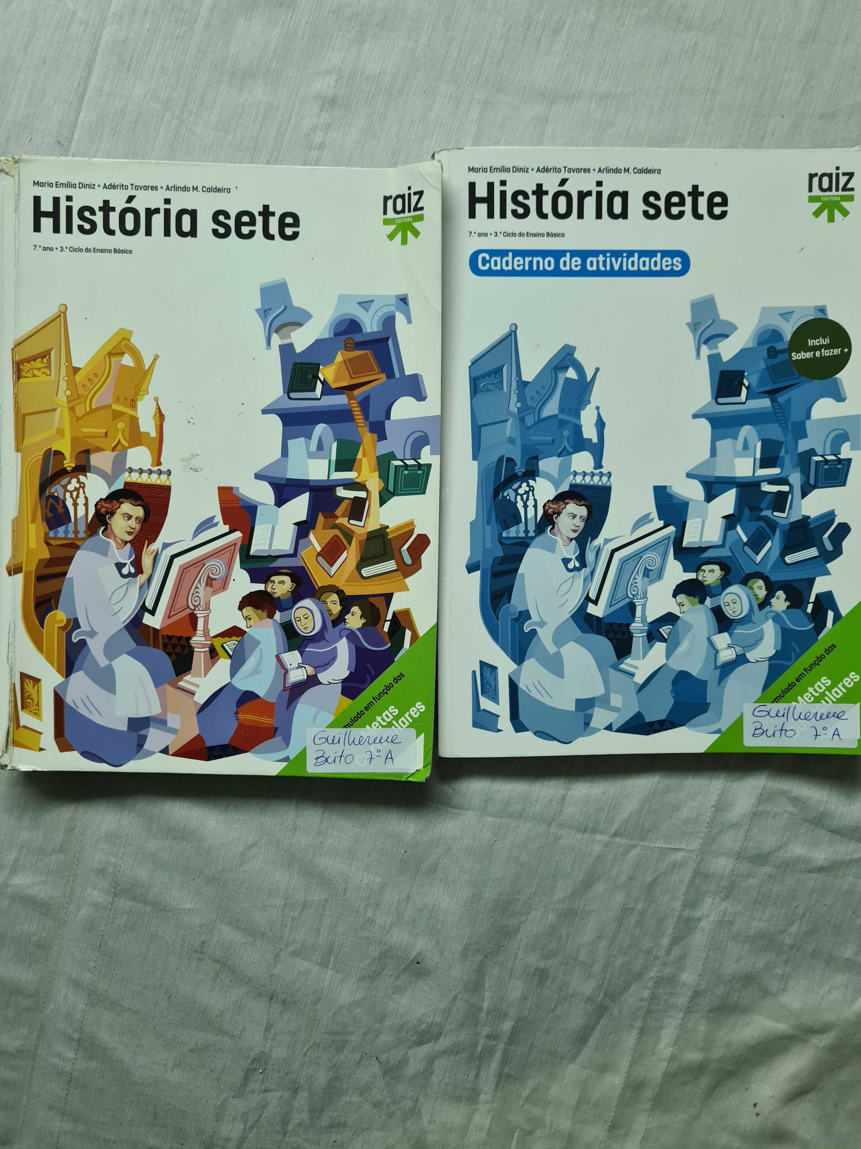 Livro Historia - Historia Sete + Caderno Actividades  - 7ºAno