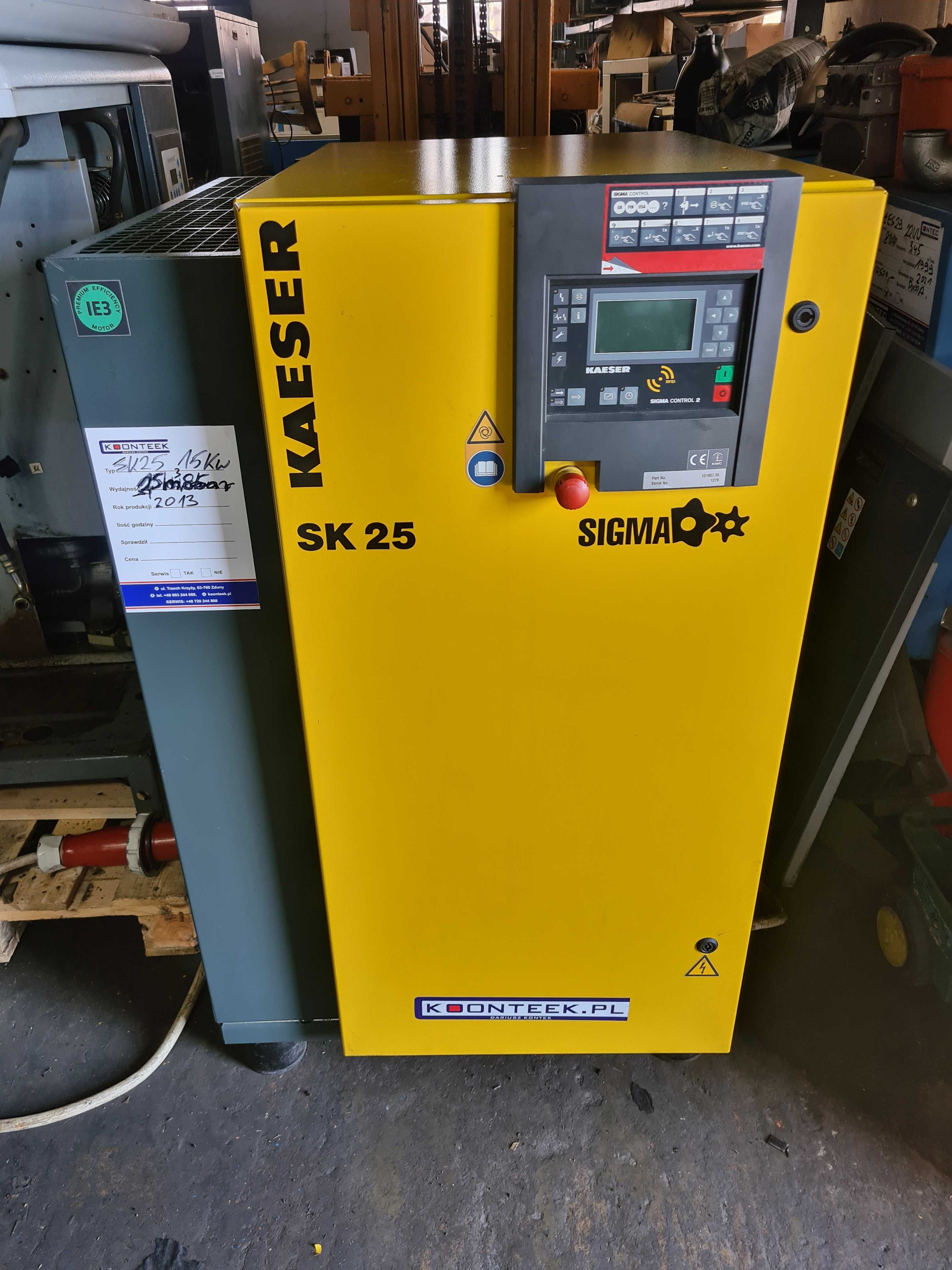 Kompresor śrubowy KAESER SK 25 15 kw