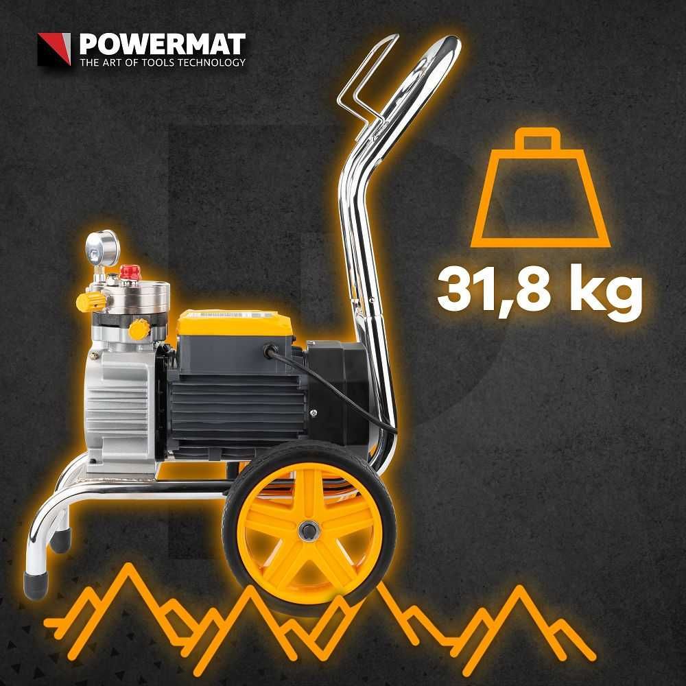Agregat malarski hydrodynamiczny tłokowy Powermat PM-PDM-1500MN NOWY