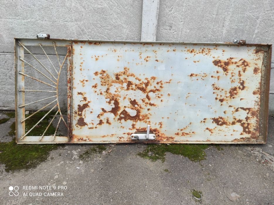 Калитка .Ворота с двух  частей , бу