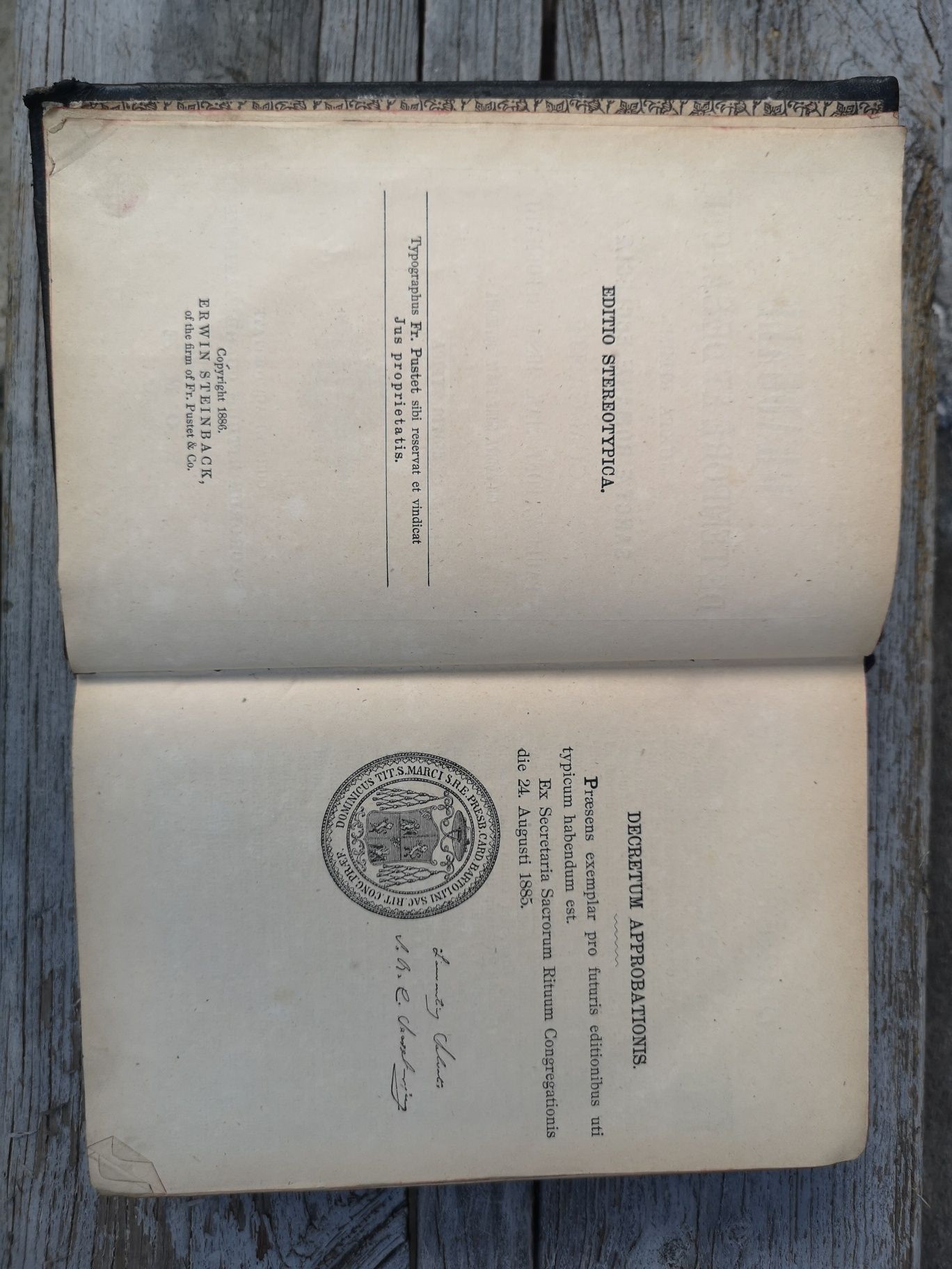 Graduale romanum 1886r.