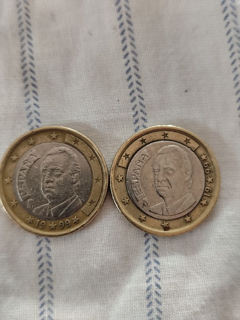 Moeda de 1 euro rara  como pode ver na imagem