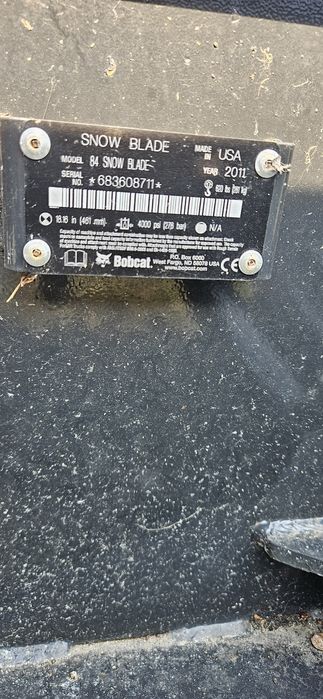 Pług śnieżny bobcat