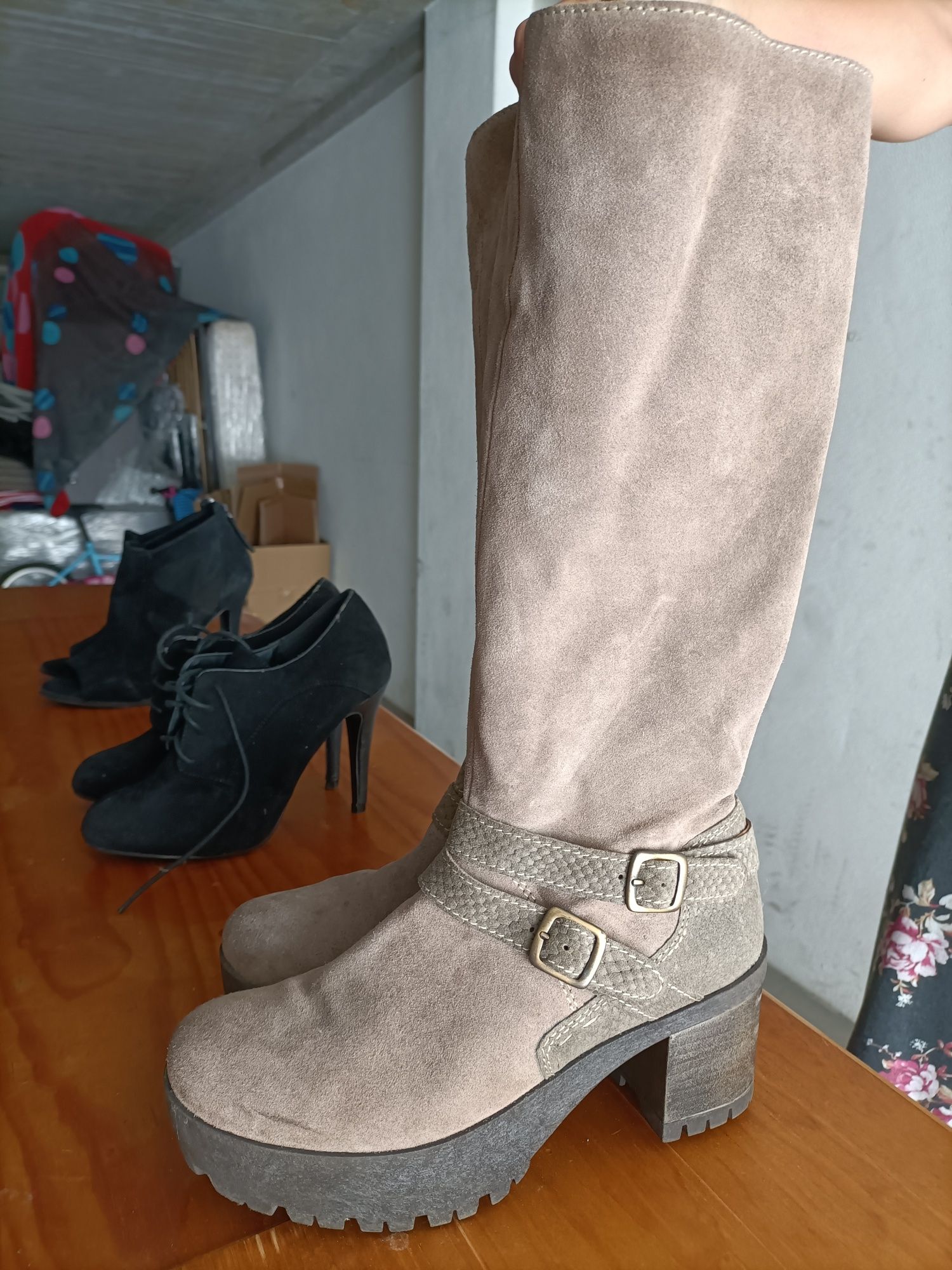 Botas camel n° 38