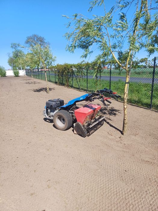 Usługa glebogryzarką separacyjną i mini traktorkiem