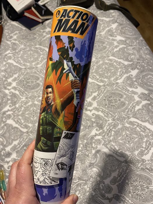 4 Posters Action Man para pintar - Novo