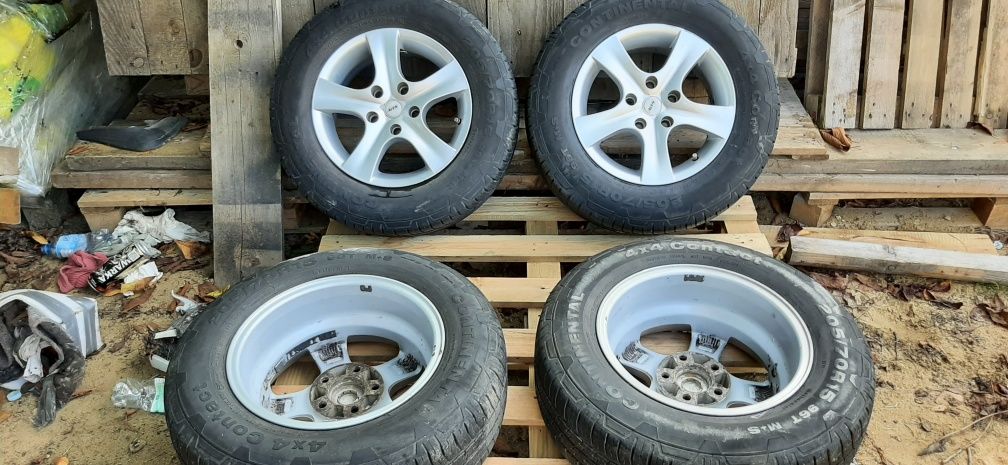 Koła honda crv 4x4 continental 205/70 r15 LETNIE