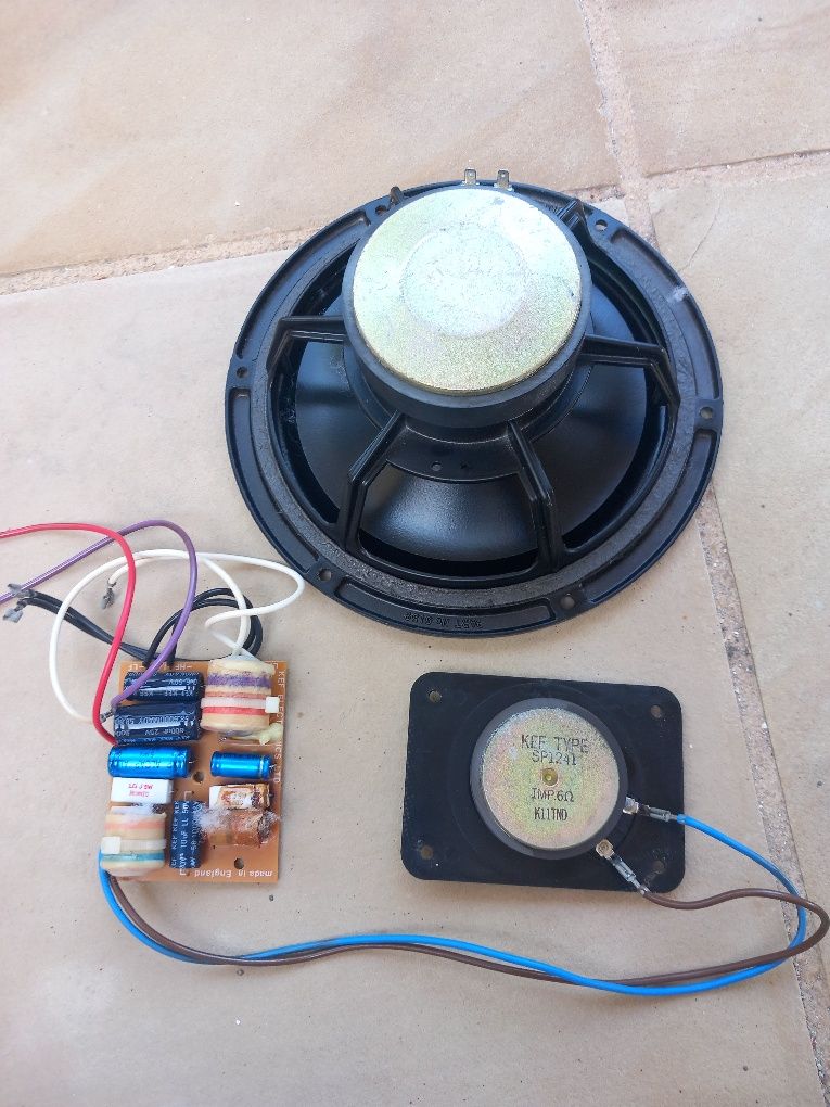 KEF woofer +tweeter