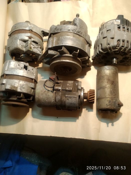 Генератори по автоелектриці та друге.