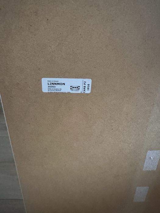 Biurko Ikea Linnmon 150x75 + lampa