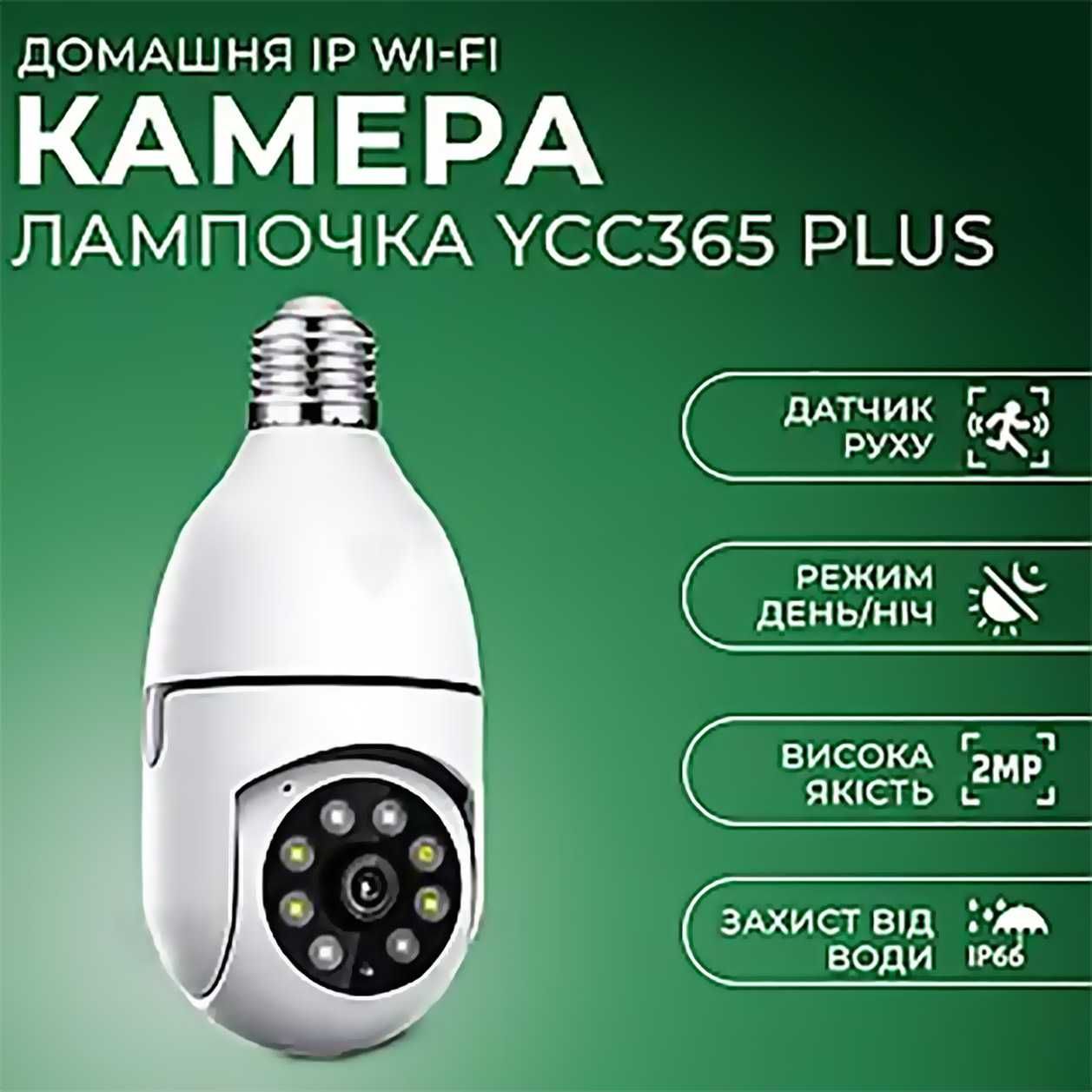 Wi-Fi камера видеонаблюдения в патрон лампы!ДАТЧИК движения,режим НОЧЬ