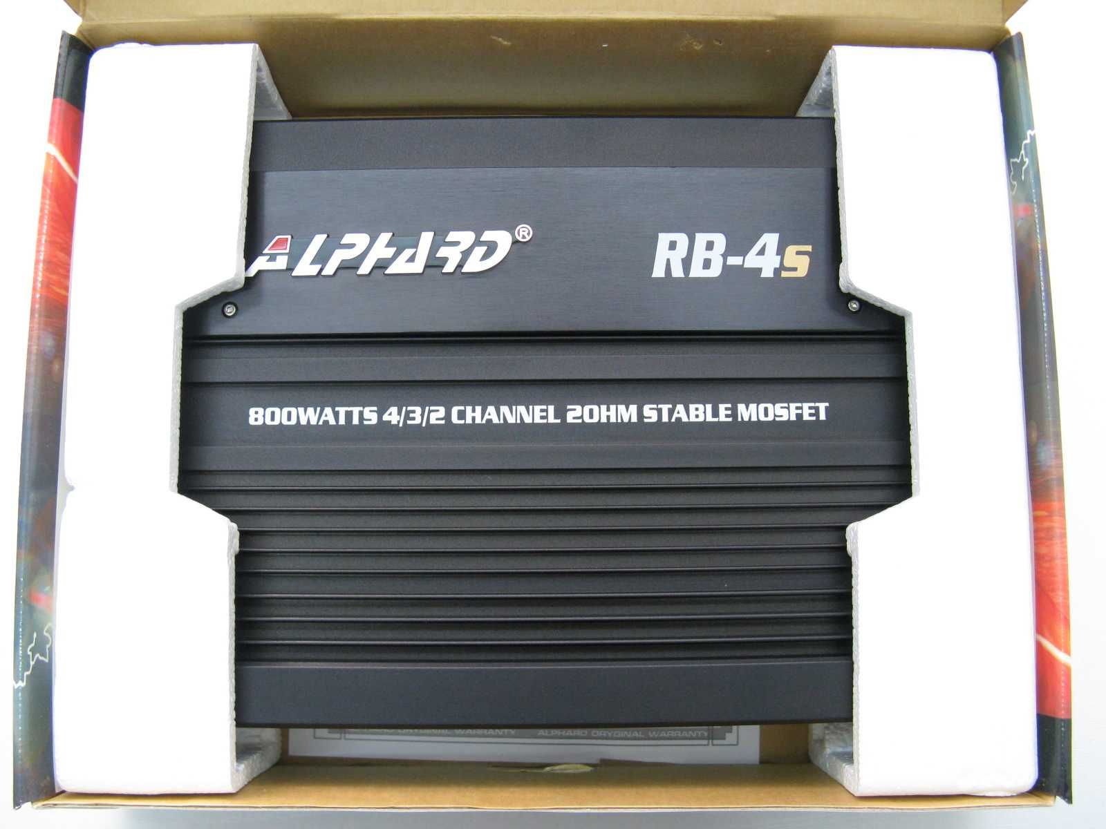 Автоусилитель 4х200W. Alphard RB-4S