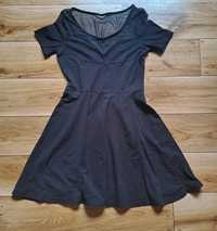 Czarna sukienka mini