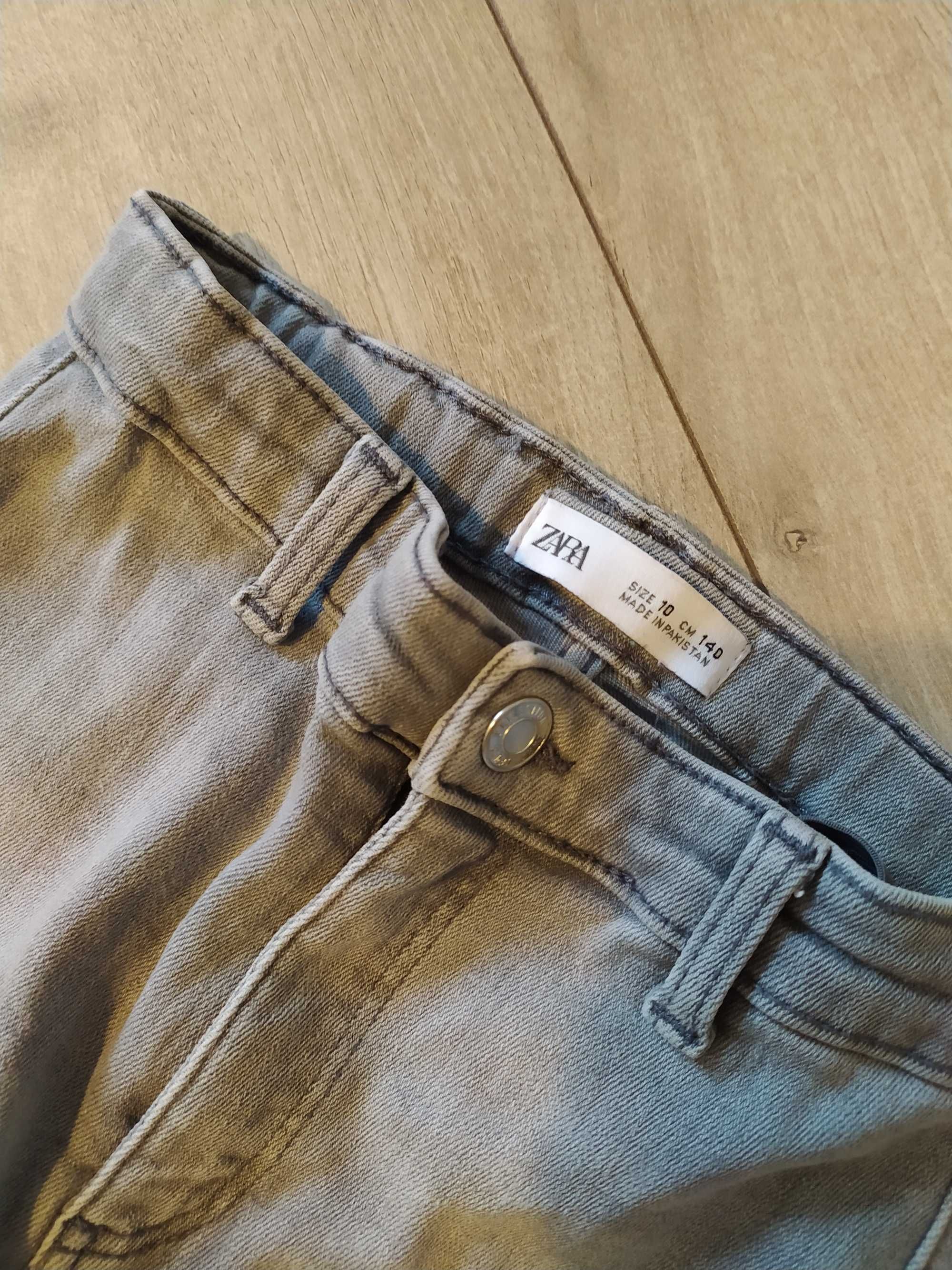 Spodnie szare Zara 134 cm