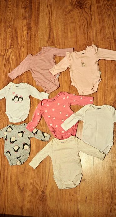 Body długi rękaw 56/62 sinsay