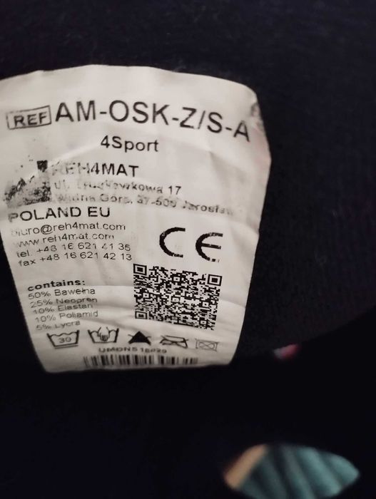 Orteza stawu kolanowego AM-OSK-Z/S-A - firmy REH4MAT  - rozmiar M