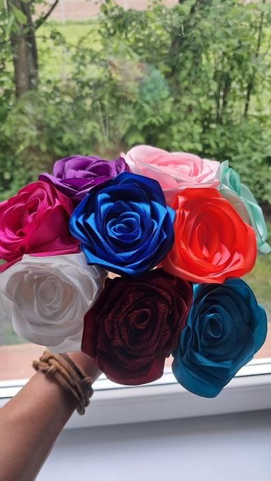 Hand made róże robione ręcznie