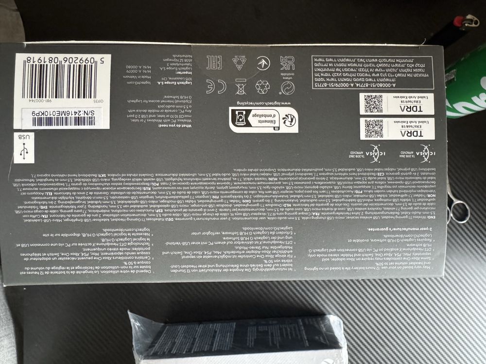 Навушники Logitech Wireless Gaming Headset G935 Black