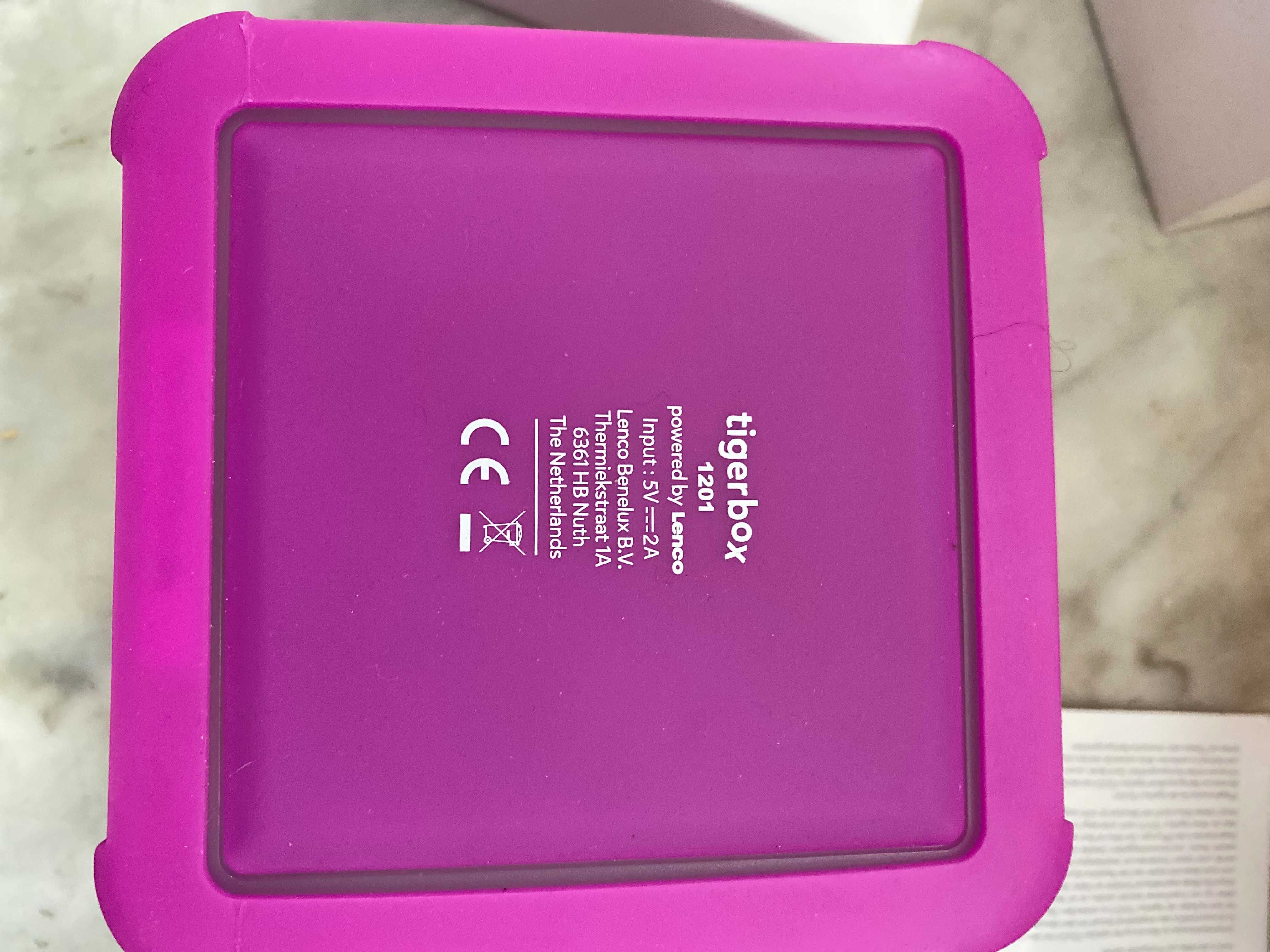 NOWY Głośnik przenośny dla dzieci Tigermedia Tigerbox Touch fioletowy
