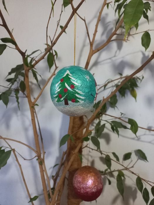 Ялинкові прикраса кулька