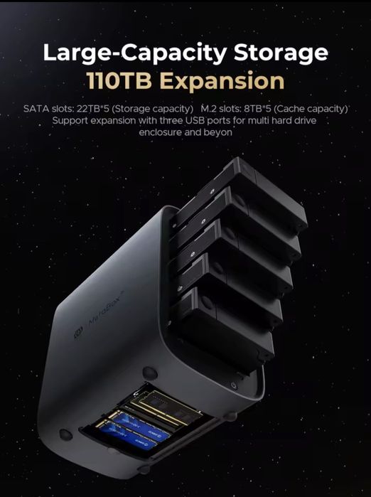 ORICO HS500 Pro – Servidor NAS / Cloud Privada de Alta Performance