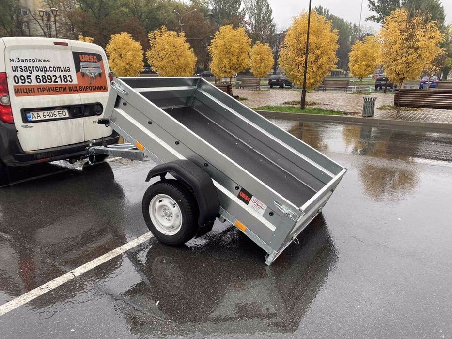 Оцинкованный усиленный, легковой, бортовой, прицеп