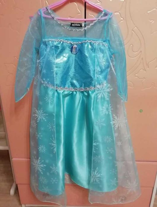 Sukienka karnawałowa Elsa Kraina Lodu r 92, 2-3 lata