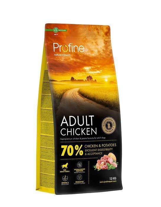 корм для собак Profine Adult Chicken с курицей 12кг