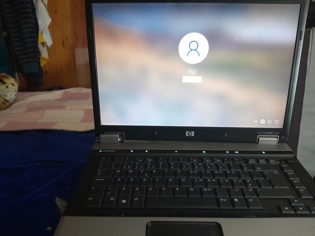 Compotador hp a trabalhar