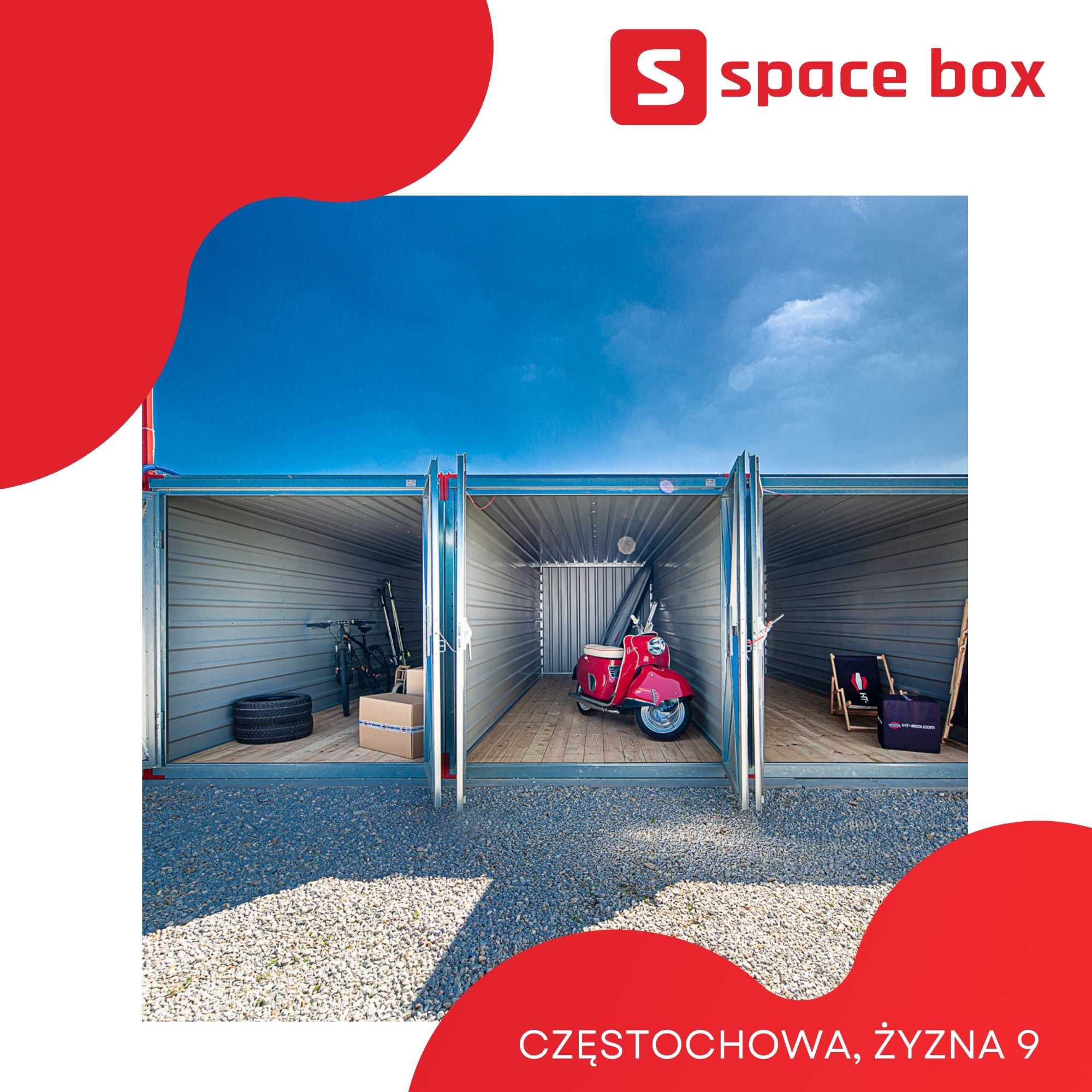 Magazyn samoobsługowy kontener do wynajęcia 9m2 Częstochowa SPACE BOX