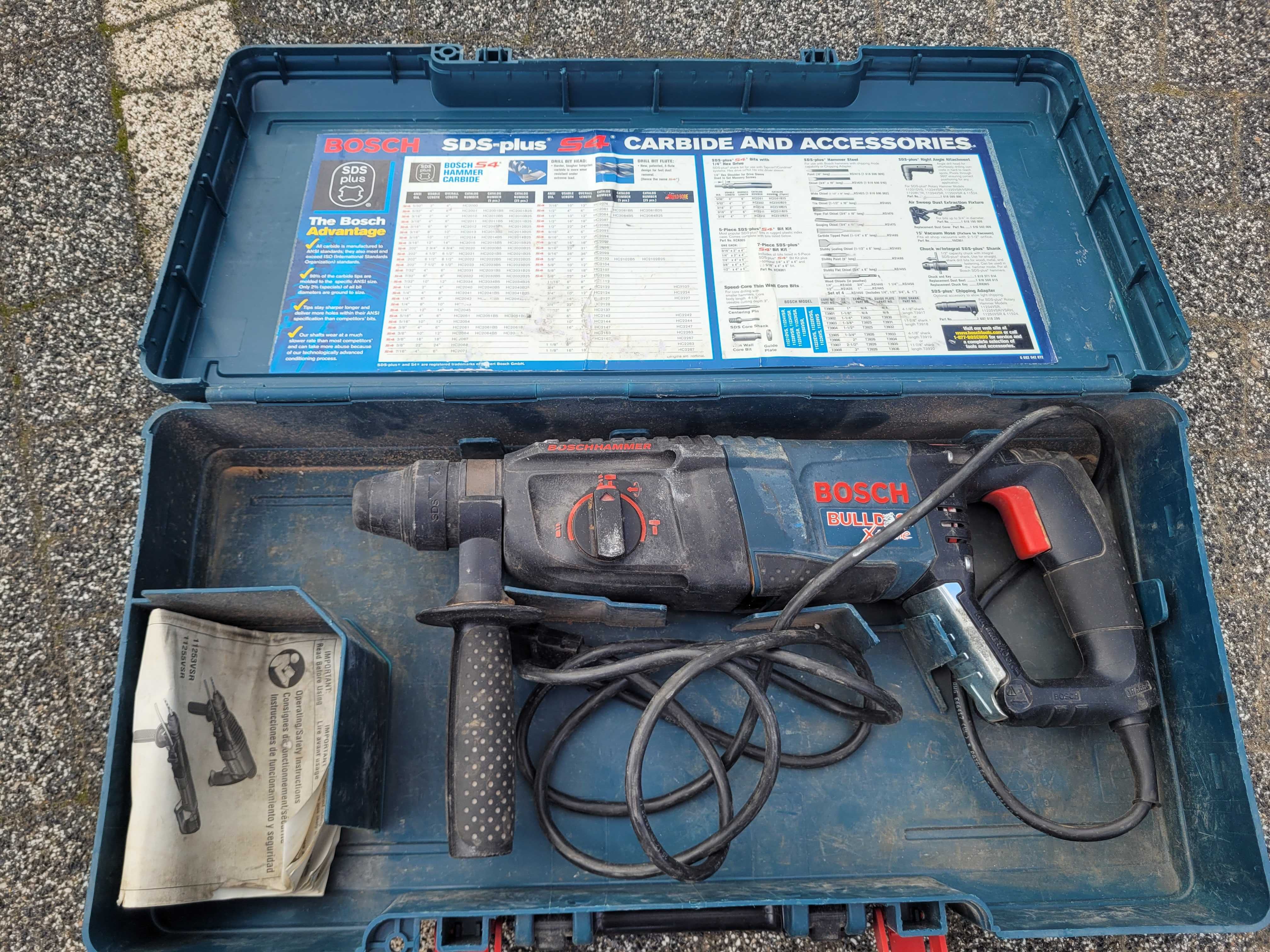 Mlotowiertarka bosch bulldog xtreme 120v