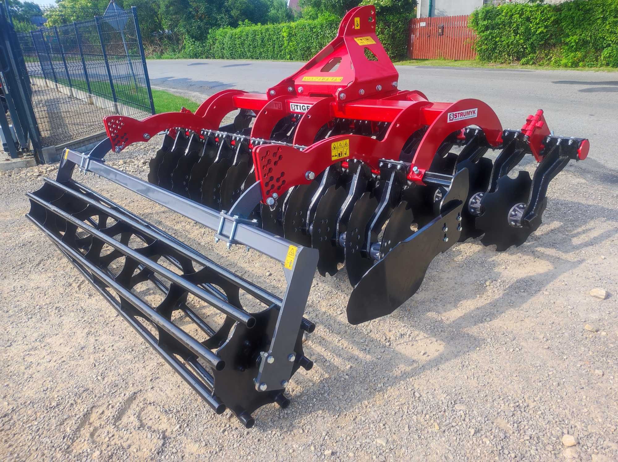 brona kompaktowa ciężka TIGER STRUMYK talerze fi 560 odstęp 95cm !