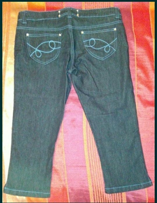 Джинсовые бриджи для беременных