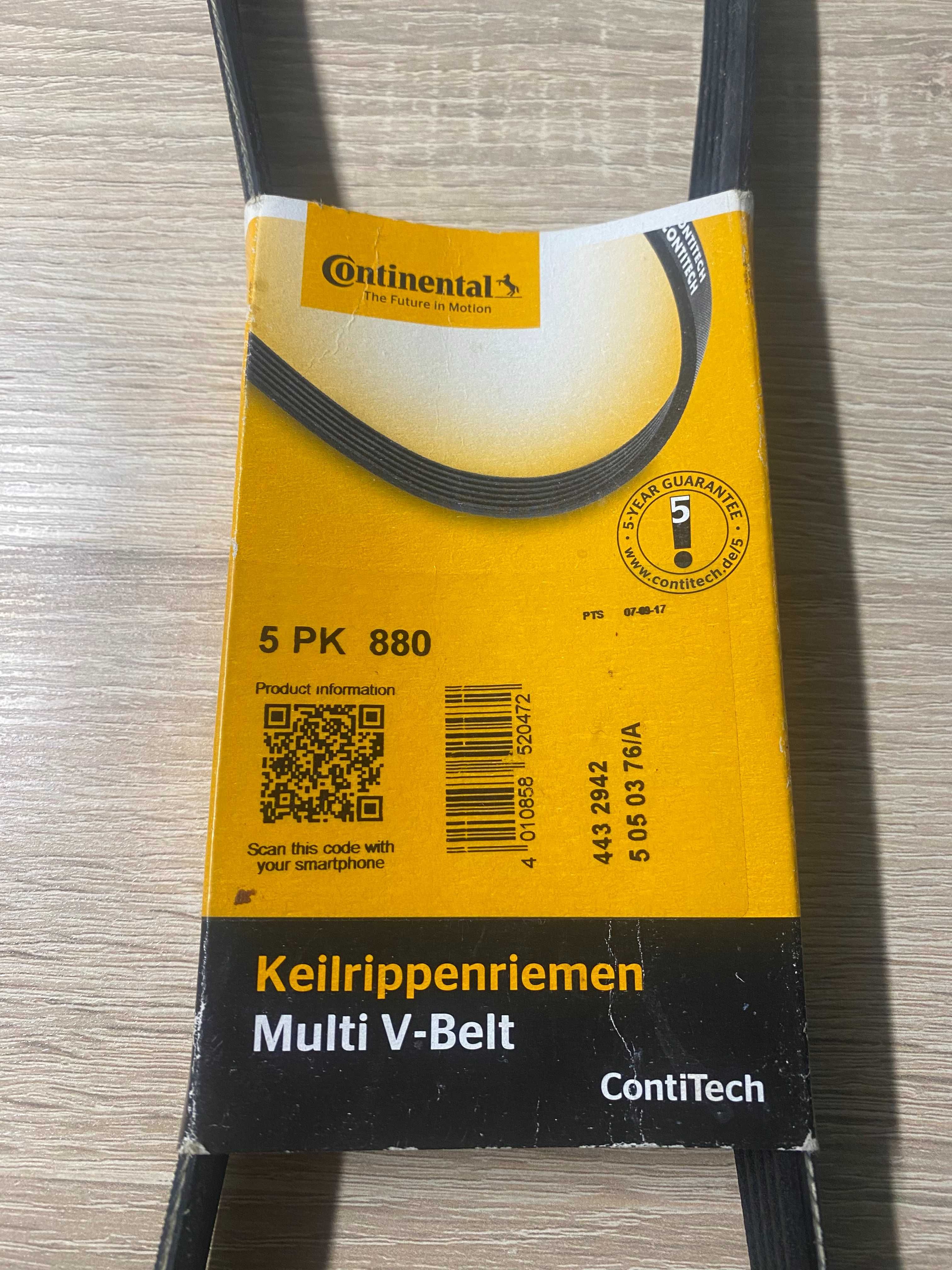 Pasek wielorowkowy Contitech 5 PK 880