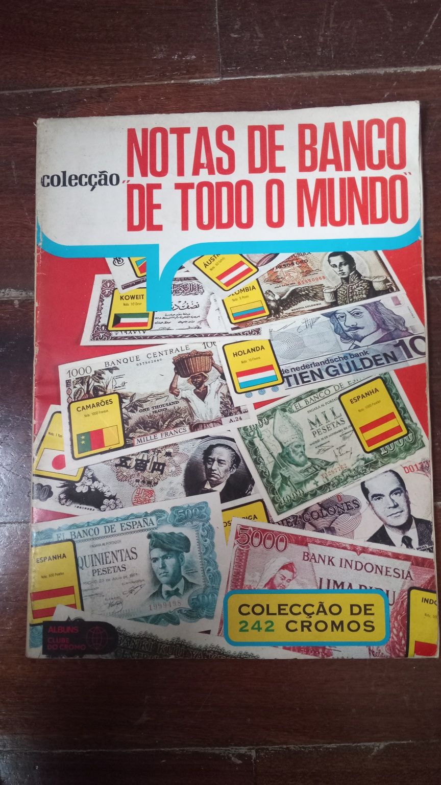 Coleção Notas de Banco de Todo o Mundo