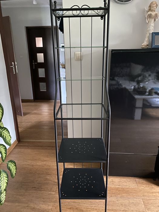 Regał metalowy czarny