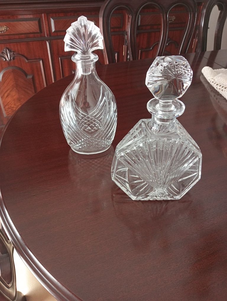 Garrafas de cristal
