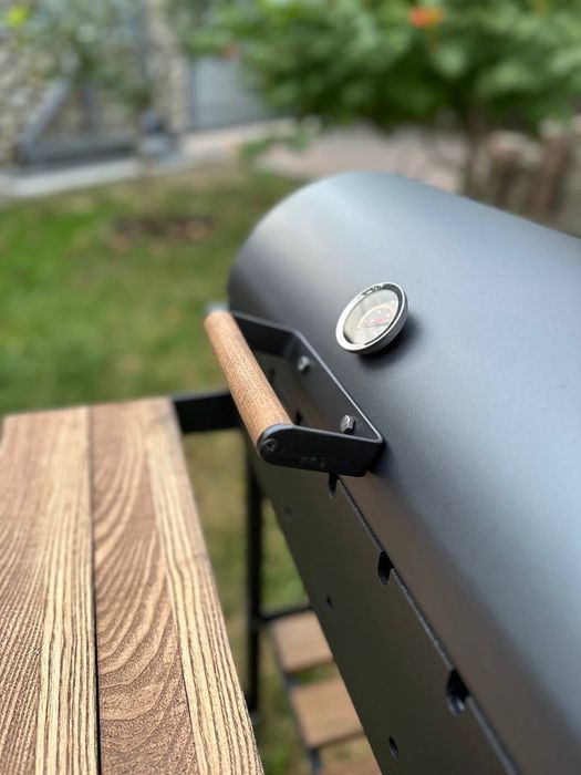 Надійний мангал 4 мм з решіткою-гриль і термометром. Гарантія 1 рік‼️