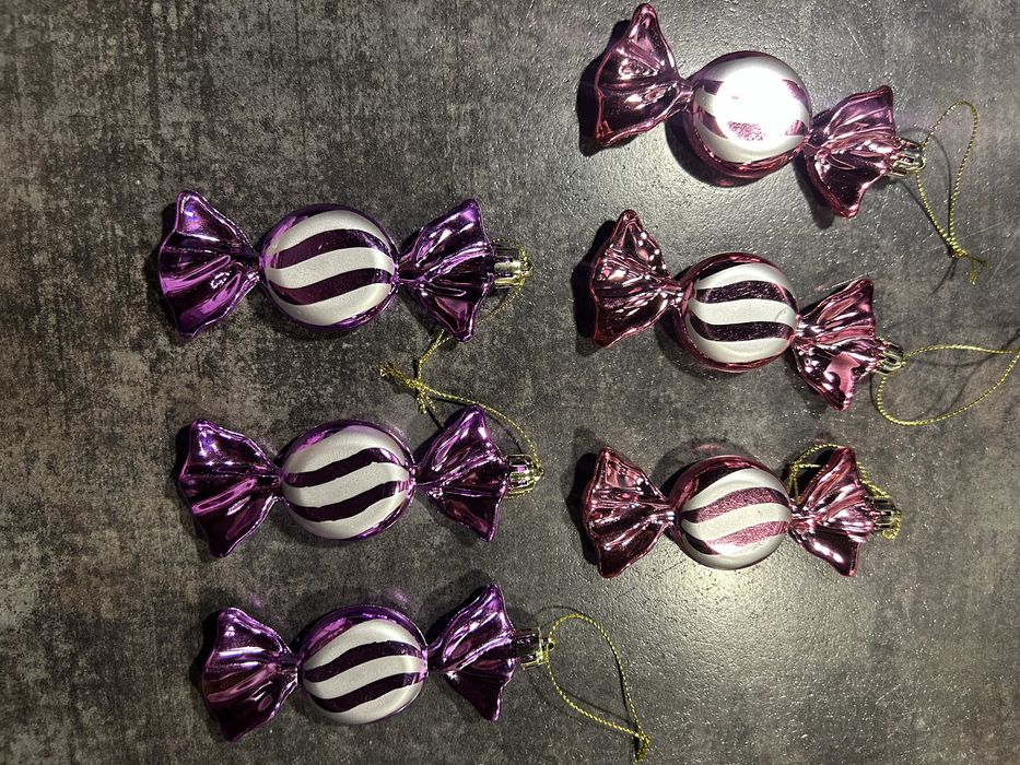 6 szt. bombek cukierków